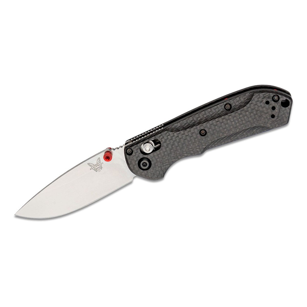 Benchmade 565-1 Mini Freek Carbon Fiber Knife - Drop-Point Blade - Premium Small Frame Folding Knife