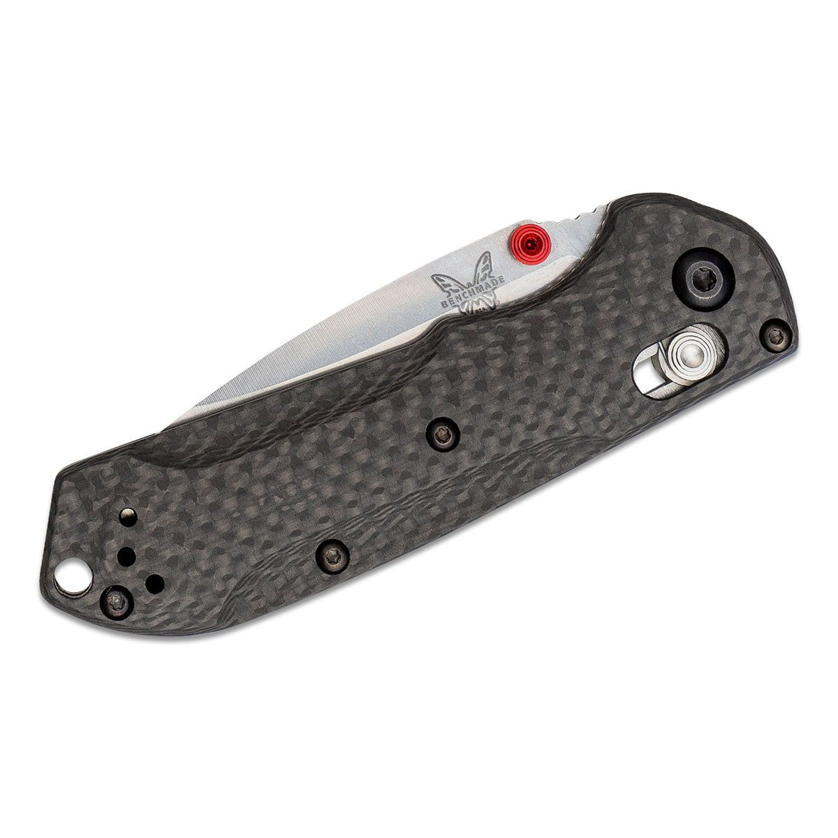 Benchmade 565-1 Mini Freek Carbon Fiber Knife - Drop-Point Blade - Premium Small Frame Folding Knife