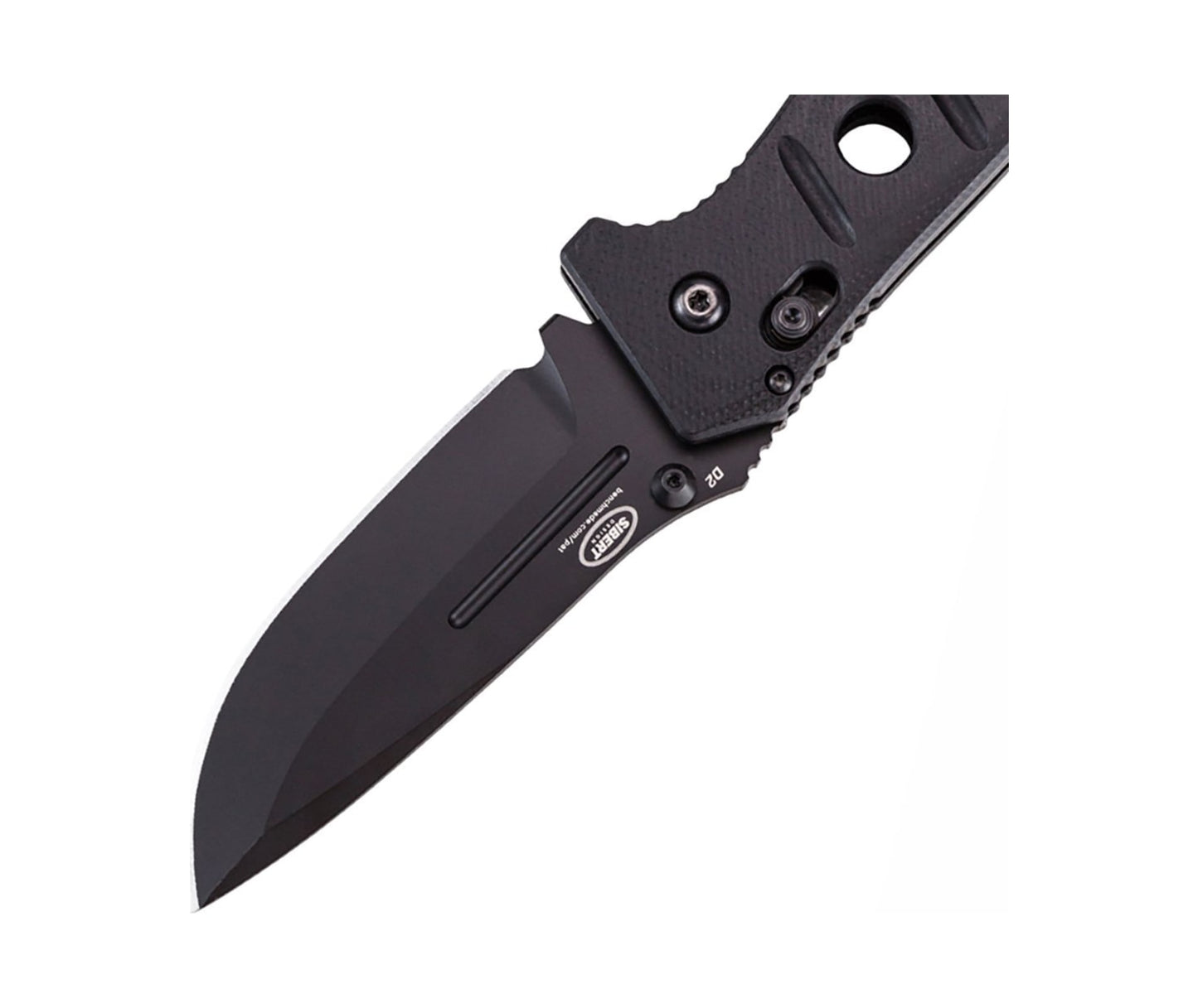 Benchmade - Adamas 275 Knife - Plain Drop-Point - Black Handle - 275BK