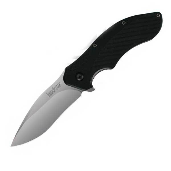 Kershaw Clash 1605 - Multi-Function - 3.1 Inch Steel Blade - Bead-Blasted - Synthetic Polymer Handle - SpeedSafe Assisted Opening - Liner Lock - Flipper - Reversible Pocketclip