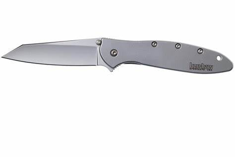 Kershaw Leek - NEW DESIGN - 3 inch Stainless Steel Blade - SpeedSafe Opening - Reverse Tanto - 1660R