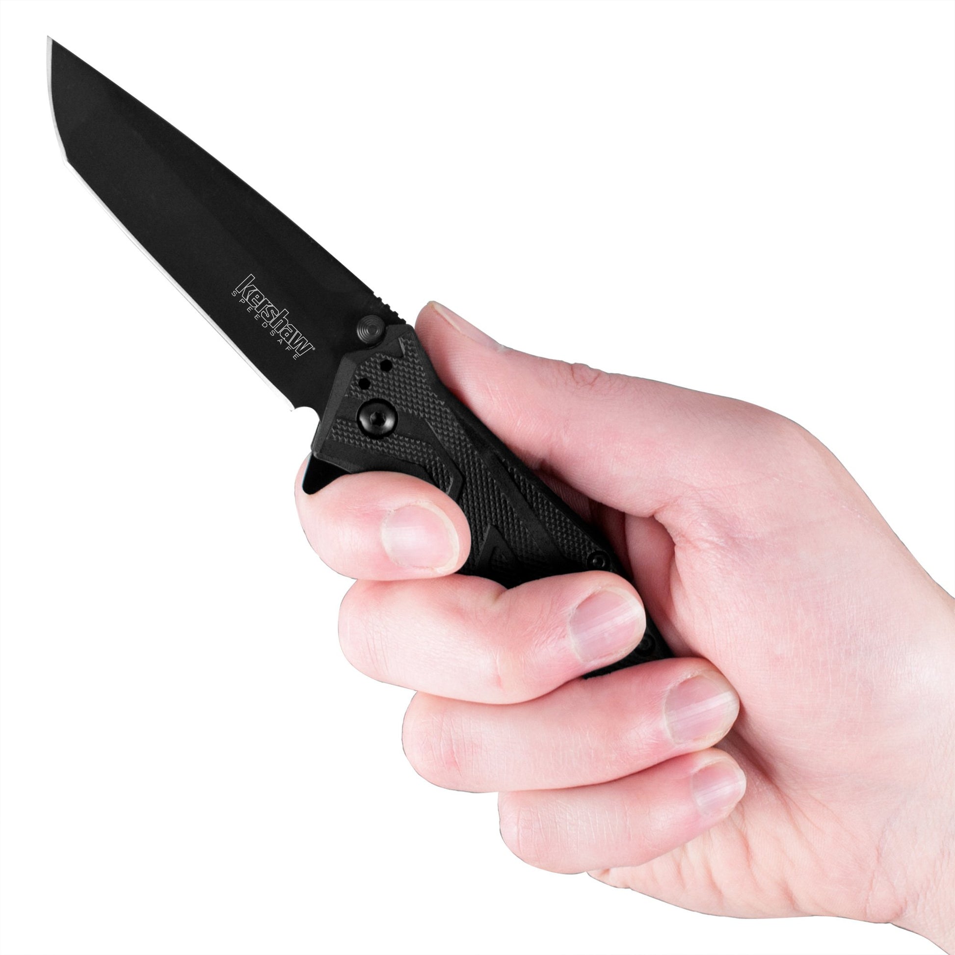  Kershaw Clash Pocket Knife, Black Serrated (1605CKTST